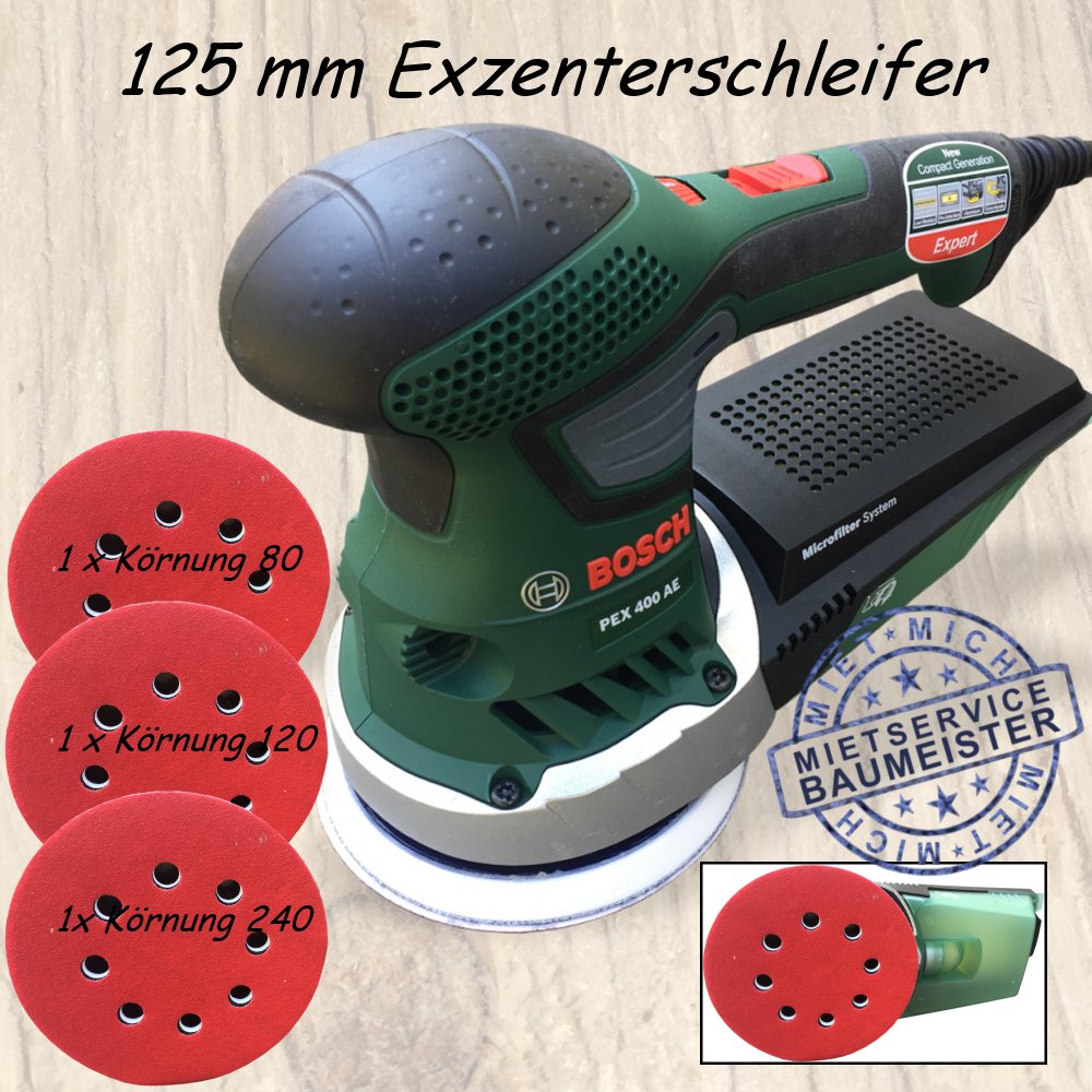 Exzenterschleifer Schleifmaschine 125 mm